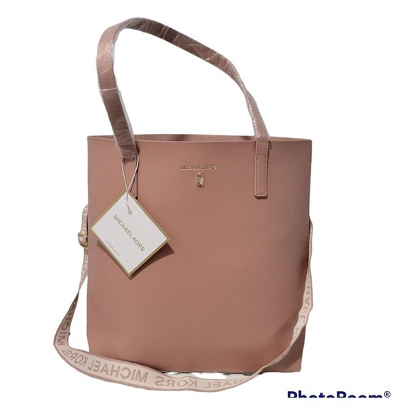 Michael Kors Handbags - Michael Kors Tote Bag Purse Blush Gold Large Shoulder Bag Shopper Crossbody NEW